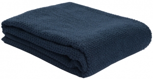 Полотенце банное фактурное Essential 90X150 CM тёмно-синего цвета