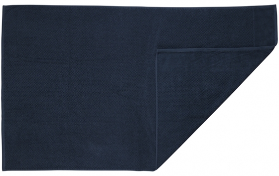 Полотенце банное фактурное Essential 90X150 CM тёмно-синего цвета 5