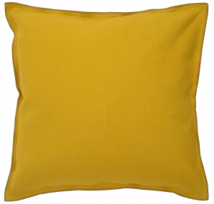 Чехол на подушку из фактурного хлопка Essential 45X45 CM горчичного цвета