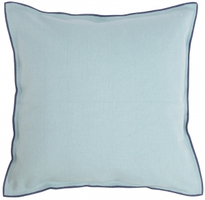 Чехол на подушку из фактурного хлопка Essential 45X45 CM голубого цвета