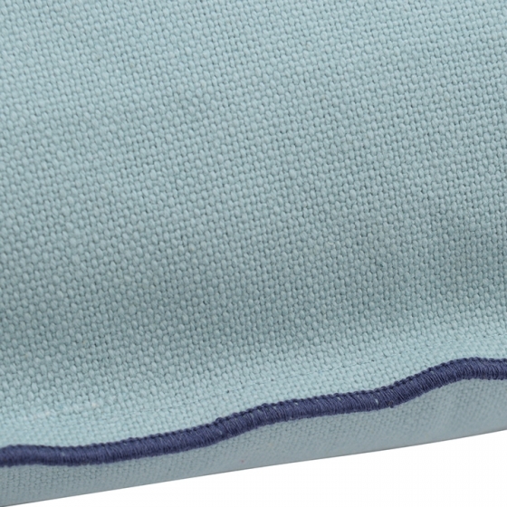 Чехол на подушку из фактурного хлопка Essential 50X30 CM голубого цвета 3
