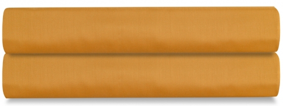 Простыня на резинке из сатина Wild 180X200X30 CM цвета шафрана 1