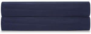 Простыня на резинке из сатина Essential 200X200X30 CM тёмно-синего цвета
