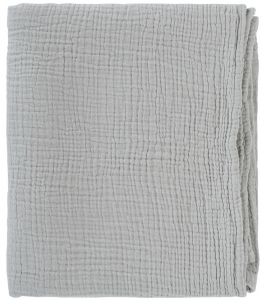 Одеяло из жатого хлопка Essential 90X120 CM серого цвета