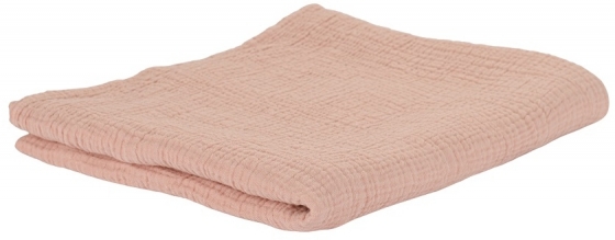 Одеяло из жатого хлопка Essential 90X120 CM цвета пыльной розы 3