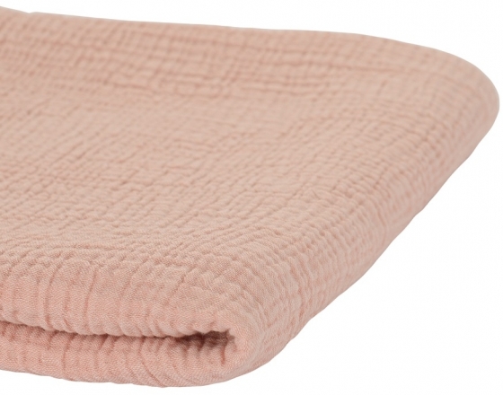 Одеяло из жатого хлопка Essential 90X120 CM цвета пыльной розы 4