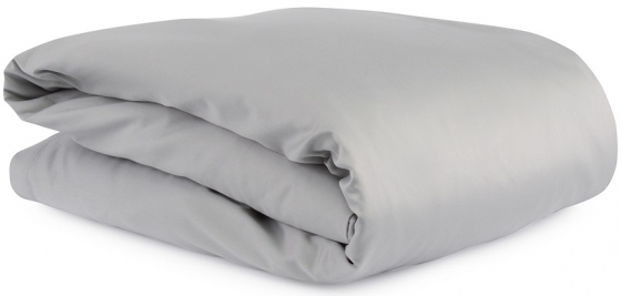 Комплект детского постельного белья из сатина Essential 100X120 CM светло-серого цвета 4