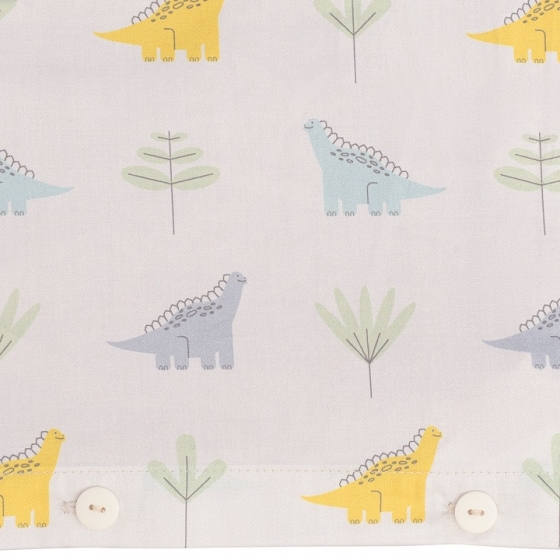 Комплект детского постельного белья из сатина Dinosauria Tiny World 150X200 CM 7