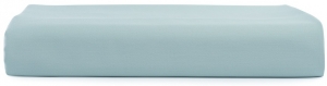 Простыня на резинке детская из сатина Essential 90X200X28 CM голубого цвета