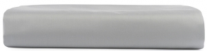 Простыня овальная на резинке из сатина Essential 75X125X20 CM светло-серого цвета