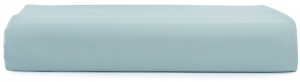Простыня круглая на резинке из сатина Essential 75X75X20 CM голубого цвета
