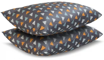 Набор наволочек из сатина Triangles Wild 50X70 / 50X70 CM