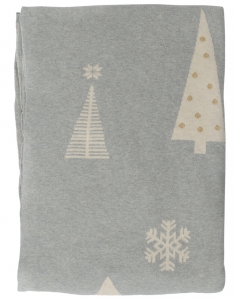 Плед из хлопка Christmas Tree Essential 130X180 CM