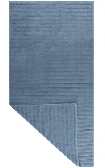 Полотенце банное Waves Essential 70X140 CM джинсово-синего цвета 5