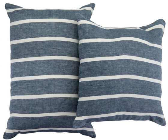 Чехол на подушку декоративный Essential 40X60 СМ тёмно-синего цвета 4