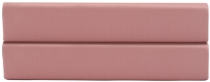 Простыня на резинке из сатина Essential 180X200X30 CM тёмно-розового цвета