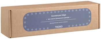 Свеча декоративная Edge 5X5X26 CM графитового цвета