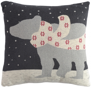 Подушка с новогодним рисунком Polar Bear 45X45 CM