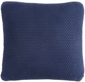 Подушка декоративная Essential 45X45 CM тёмно-синего цвета