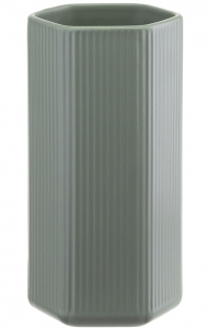 Ваза Edge 14X14X27 CM мятного цвета