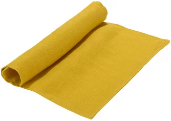 Салфетка под приборы из стираного льна Essential 35X45 CM горчичного цвета