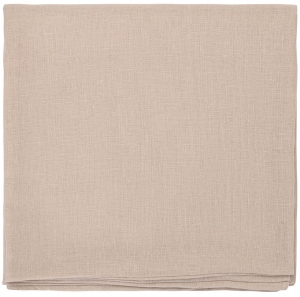 Скатерть из стираного льна Essential 170X170 CM бежевого цвета