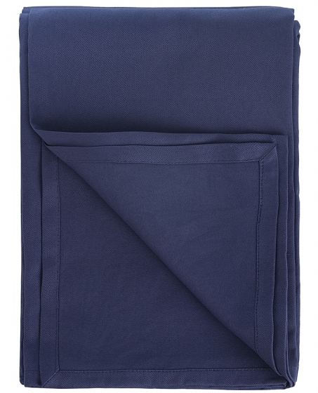 Скатерть из хлопка Essential 170X250 CM тёмно-синего цвета 3