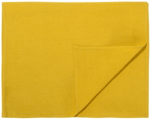 Дорожка на стол из стираного льна Essential 45X150 CM горчичного цвета