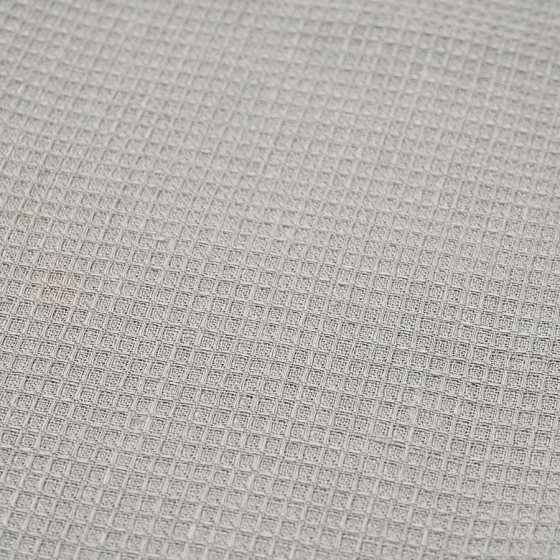 Набор из двух вафельных полотенец изо льна Essential 50X70 CM серого цвета 3