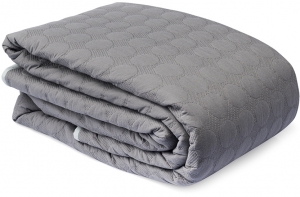 Покрывало стёганое Solid Dots Essential 230X250 CM серого цвета