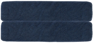 Простыня на резинке из хлопкового трикотажа Essential 180X200X30 CM тёмно-синего цвета