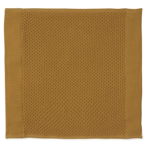 Полотенце для лица вафельное цвета карри из коллекции essential, 30х30 см