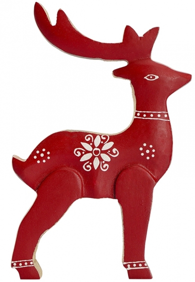 Декор новогодний Reindeer Rudolph 13X3X20 CM 1
