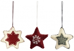 Набор ёлочных украшений из фетра Christmas Stars