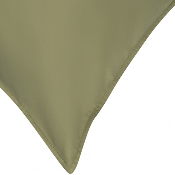 Набор из двух наволочек из сатина с брашинг-эффектом Essential 70X70 CM цвета шалфея 3