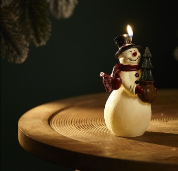 Свеча декоративная Festive Snowman 15 CM
