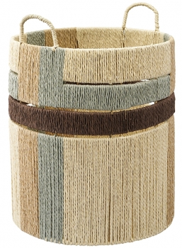 Корзина плетеная Bongo Chocolate Ethnic 41X41X52 CM