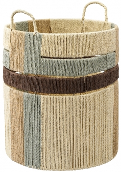 Корзина плетеная Bongo Chocolate Ethnic 36X36X47 CM