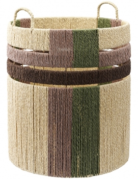 Корзина плетеная Bongo Nature Ethnic 41X41X52 CM