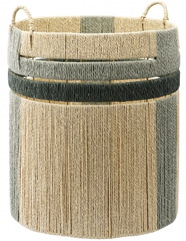 Корзина плетеная Bongo Sage Ethnic 45X45X57 CM