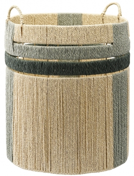 Корзина плетеная Bongo Sage Ethnic 41X41X52 CM