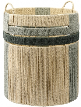 Корзина плетеная Bongo Sage Ethnic 36X36X47 CM