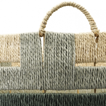 Корзина плетеная Bongo Sage Ethnic 36X36X47 CM