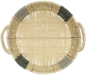 Корзина плетеная Bodhran Sage Ethnic 37X37X23 CM