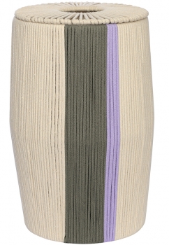 Корзина плетеная Conga Grey Ethnic 39X39X55 CM