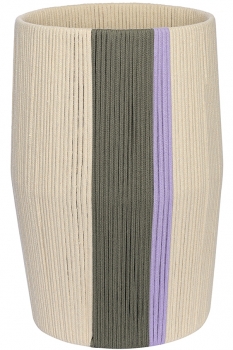 Корзина плетеная Conga Grey Ethnic 39X39X55 CM
