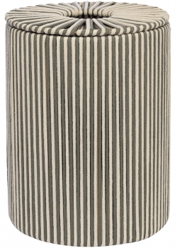 Корзина плетеная Dholak Grey Ethnic 40X40X50 CM