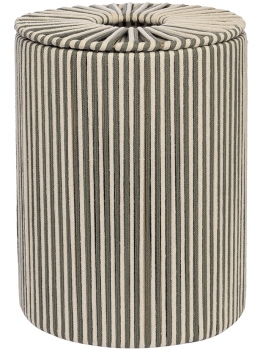 Корзина плетеная Dholak Grey Ethnic 35X35X45 CM
