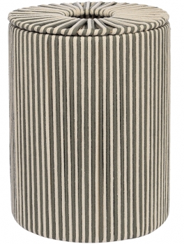 Корзина плетеная Dholak Grey Ethnic 30X30X40 CM