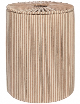 Корзина плетеная Dholak Beige Ethnic 30X30X40 CM